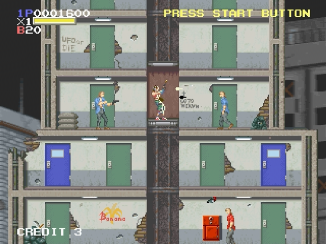 Elevator Action Returns screenshot 4 for Sega Saturn